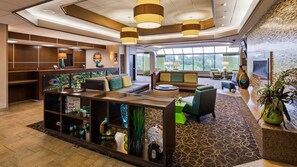 Sala de estar en el lobby