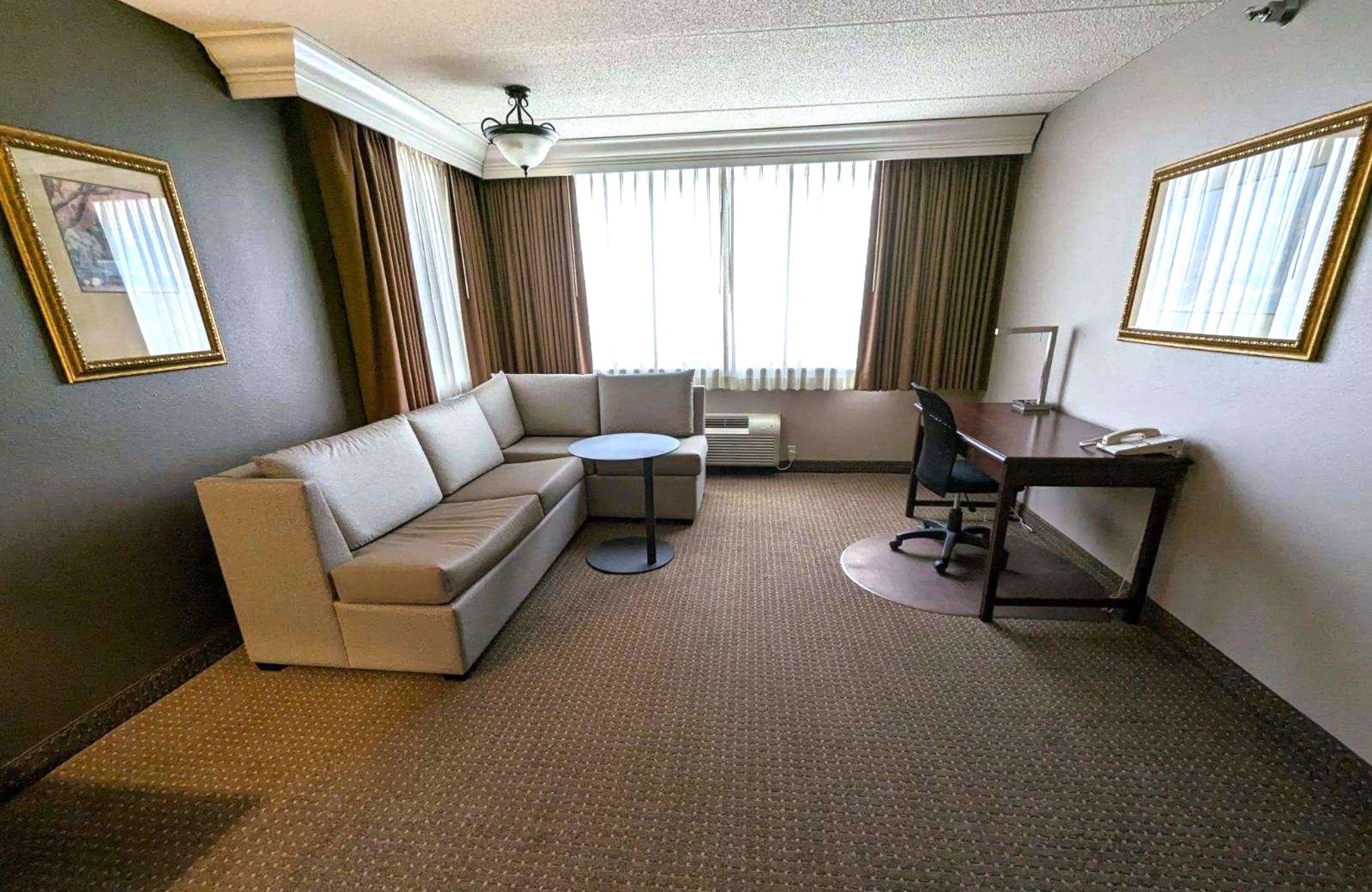 standard room, 1 king bed, refrigerator & microwave, river view | view from room