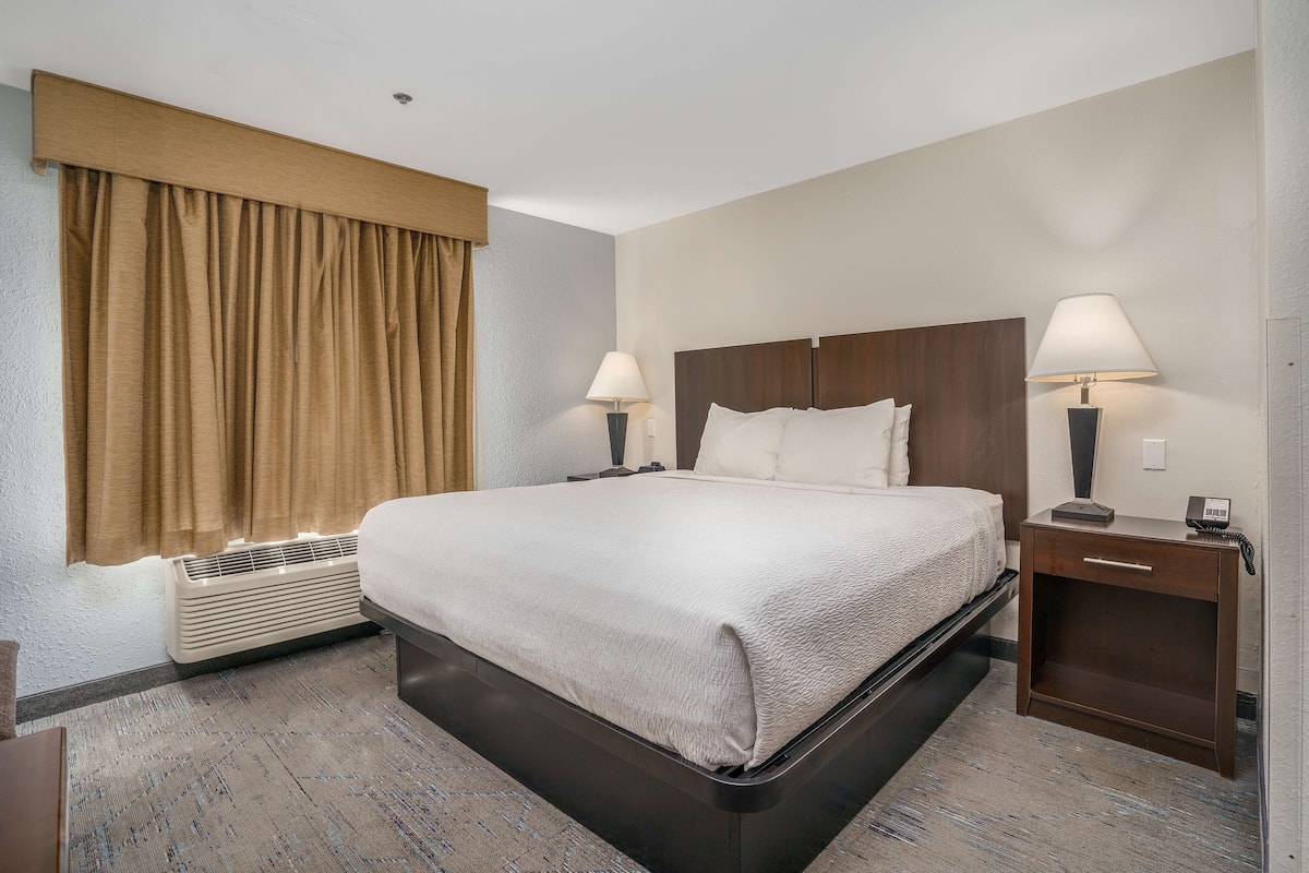 Standard Room, 1 King Bed, Non Smoking, Refrigerator & Microwave