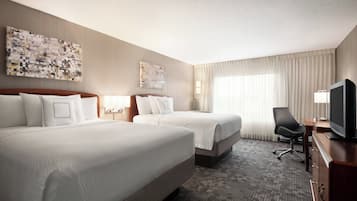 1 bedroom, desk, blackout curtains, iron/ironing board