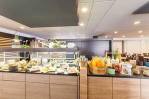 Daily buffet breakfast (EUR 23.00 per person)