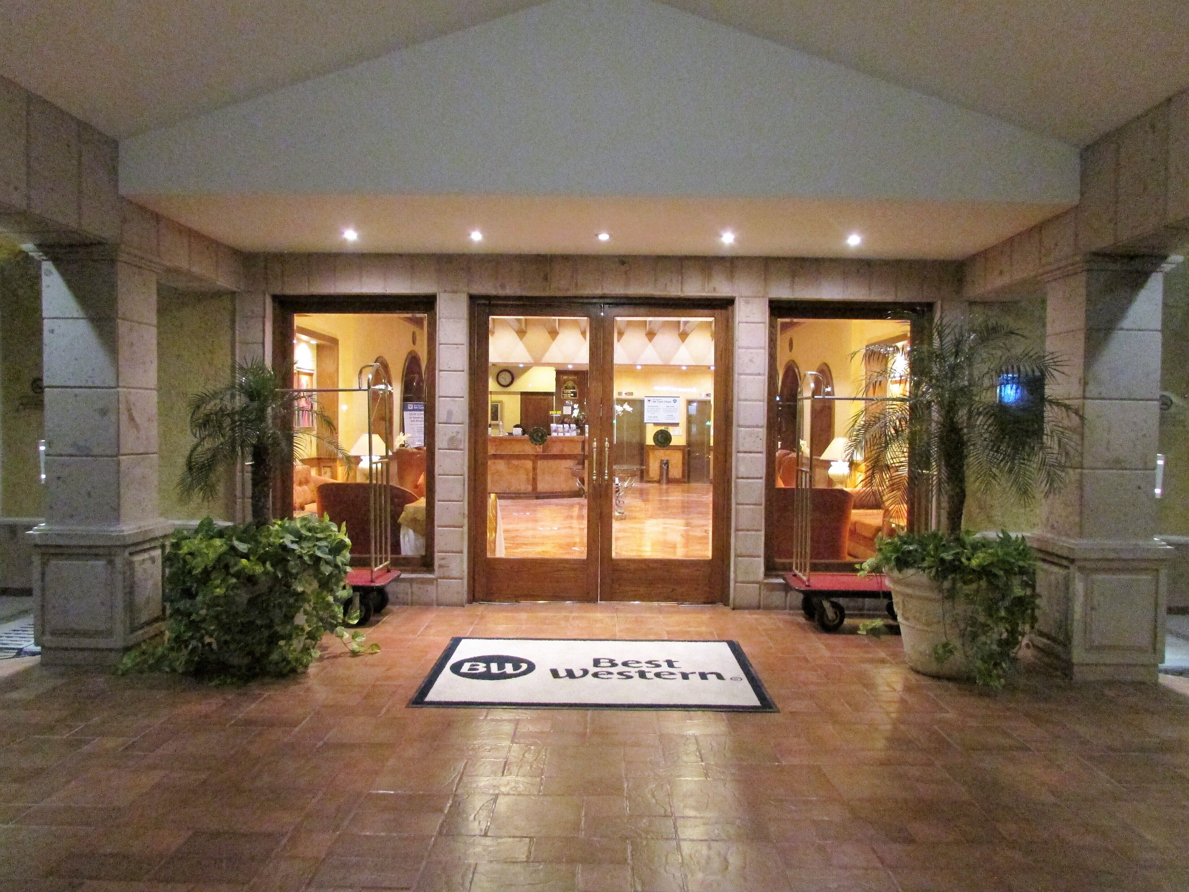 front of property – evening/night