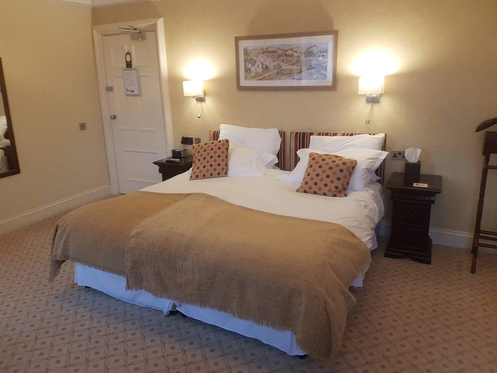 deluxe double or twin room | premium bedding, desk, blackout curtains, free wifi