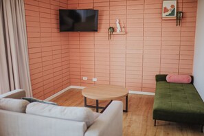Appartement Standard, 2 chambres, non-fumeur, cuisine | Aire de séjour | Téléviseur connecté, Netflix, services de diffusion en continu