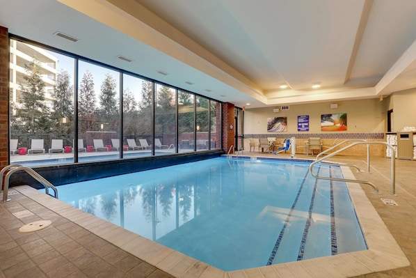 Indoor pool, outdoor pool