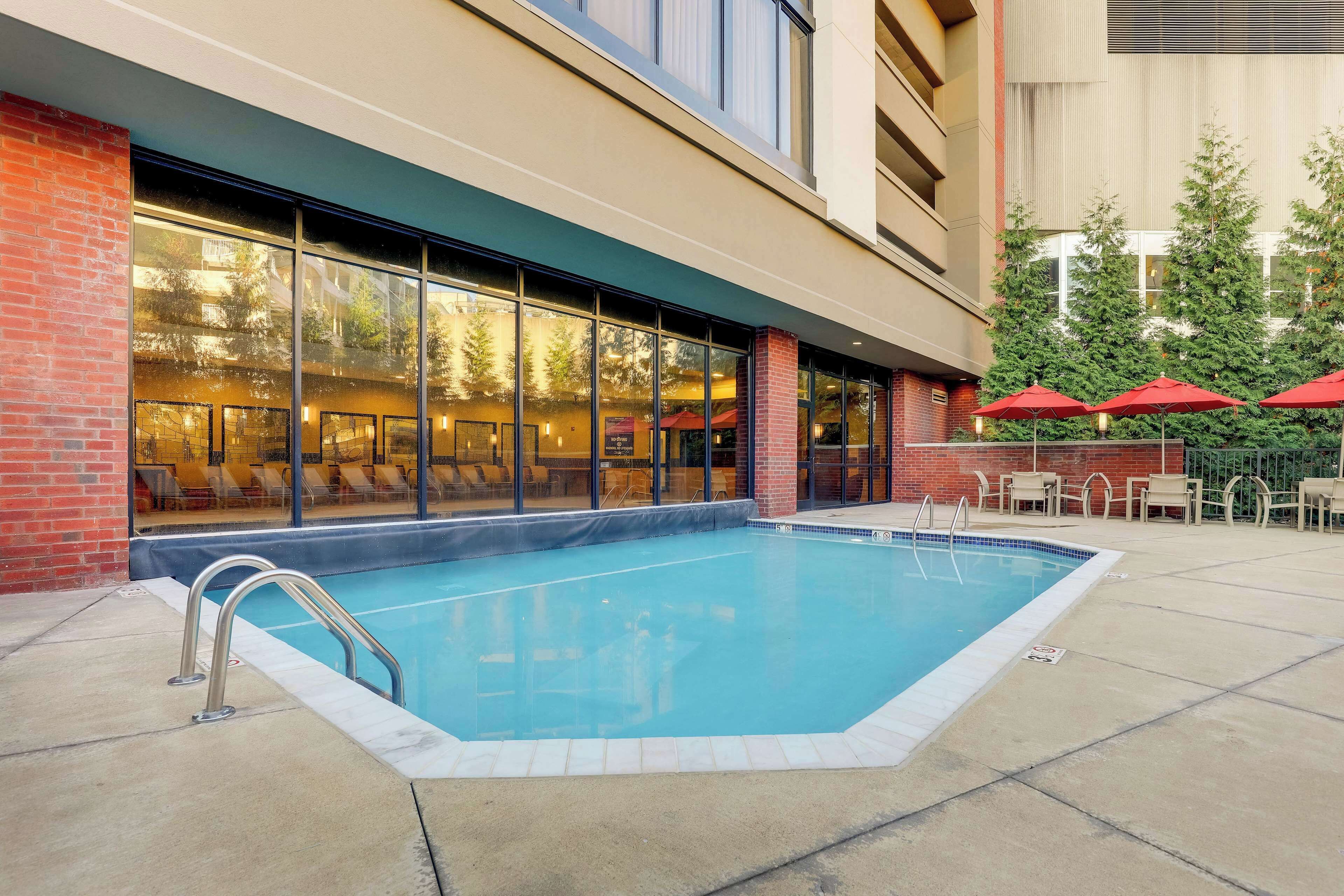 Indoor pool, outdoor pool