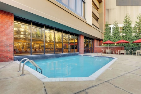 Indoor pool, outdoor pool