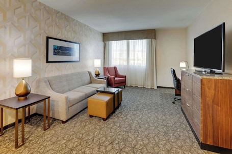 Pillow-top beds, desk, laptop workspace, blackout curtains