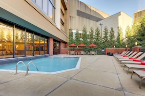 Indoor pool, outdoor pool