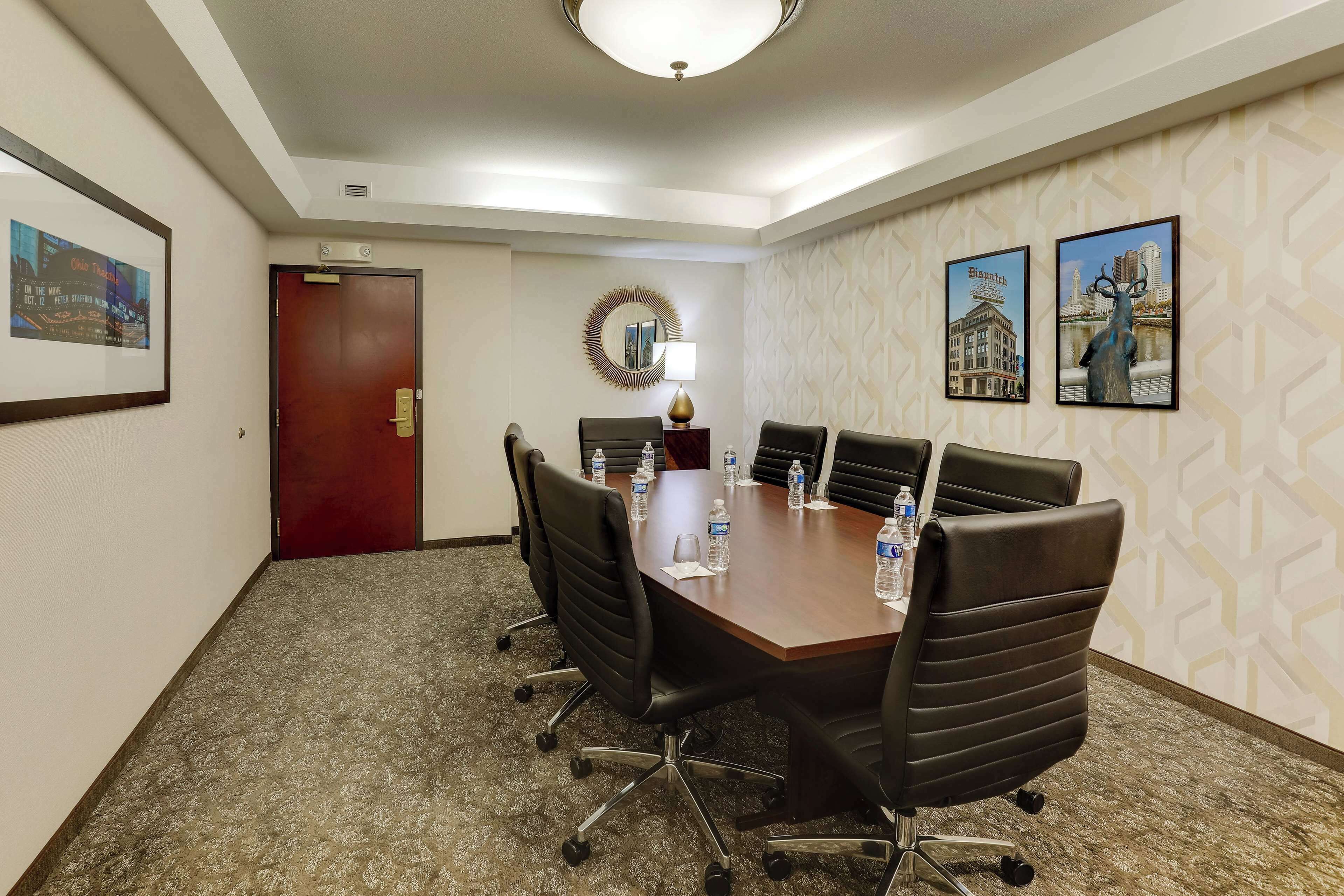 Room, 1 King Bed, Accessible (Meeting, Tub, 2 Rooms) | Pillowtop beds, desk, laptop workspace, blackout drapes