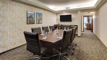 Room, 1 King Bed, Accessible (Meeting, Tub, 2 Rooms) | Pillowtop beds, desk, laptop workspace, blackout drapes