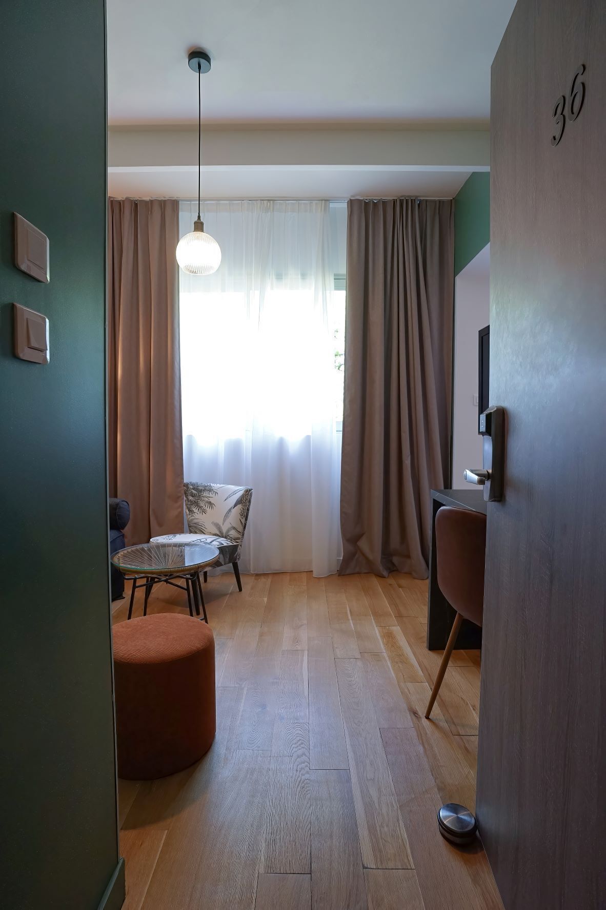 junior suite | 1 bedroom, laptop workspace, blackout curtains, iron/ironing board