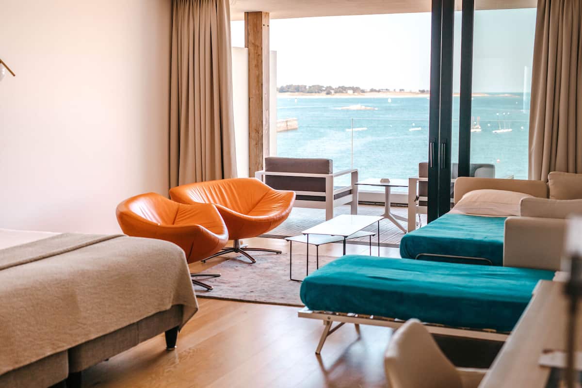 suite, sea, villa | premium bedding, in-room safe, soundproofing, iron/ironing board