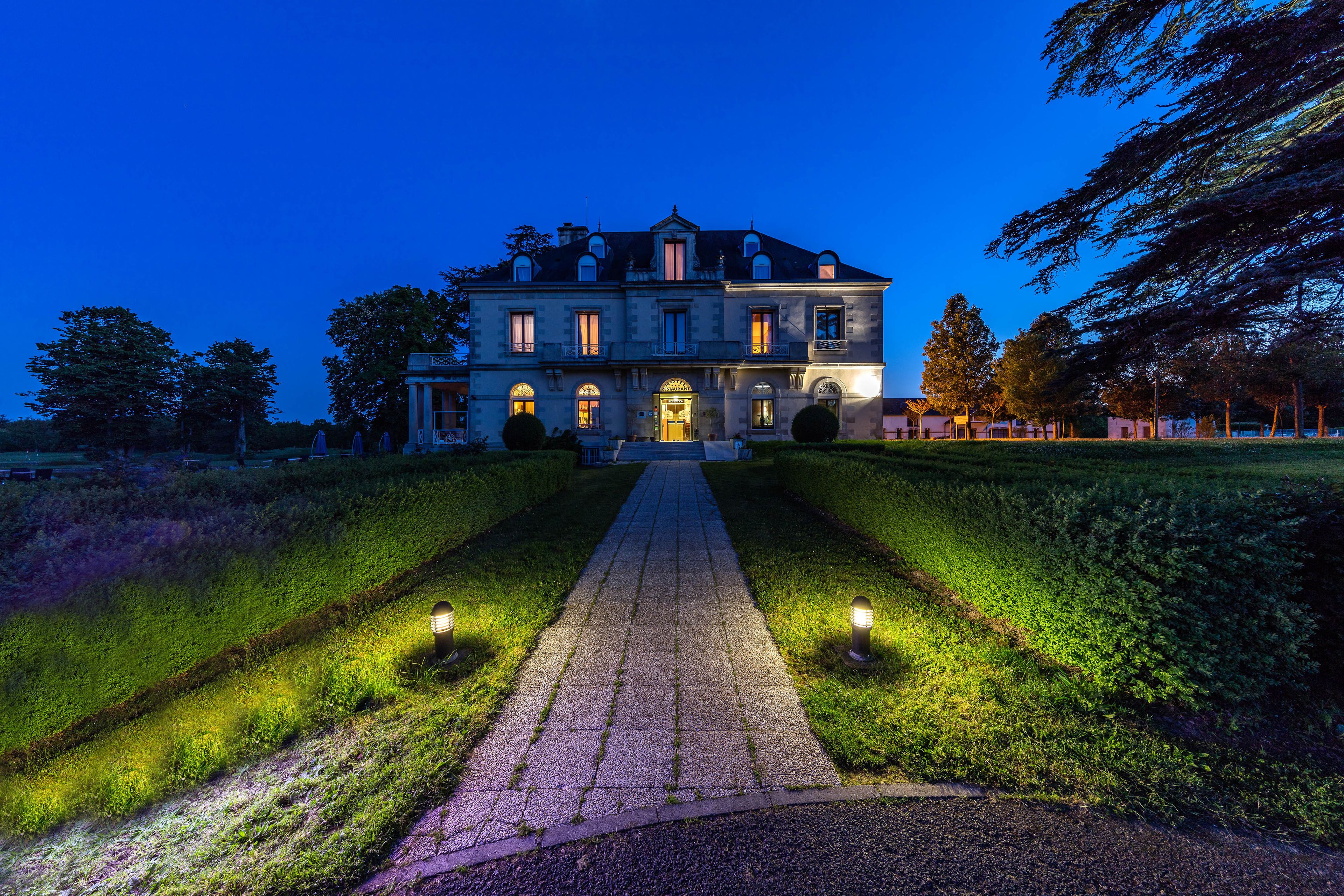 Front of property - evening/night