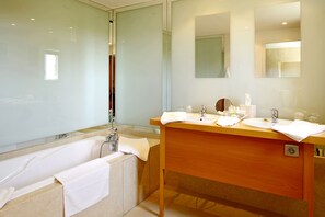 Free toiletries, hair dryer, towels