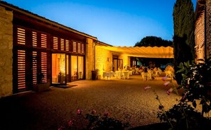 Front of property - evening/night