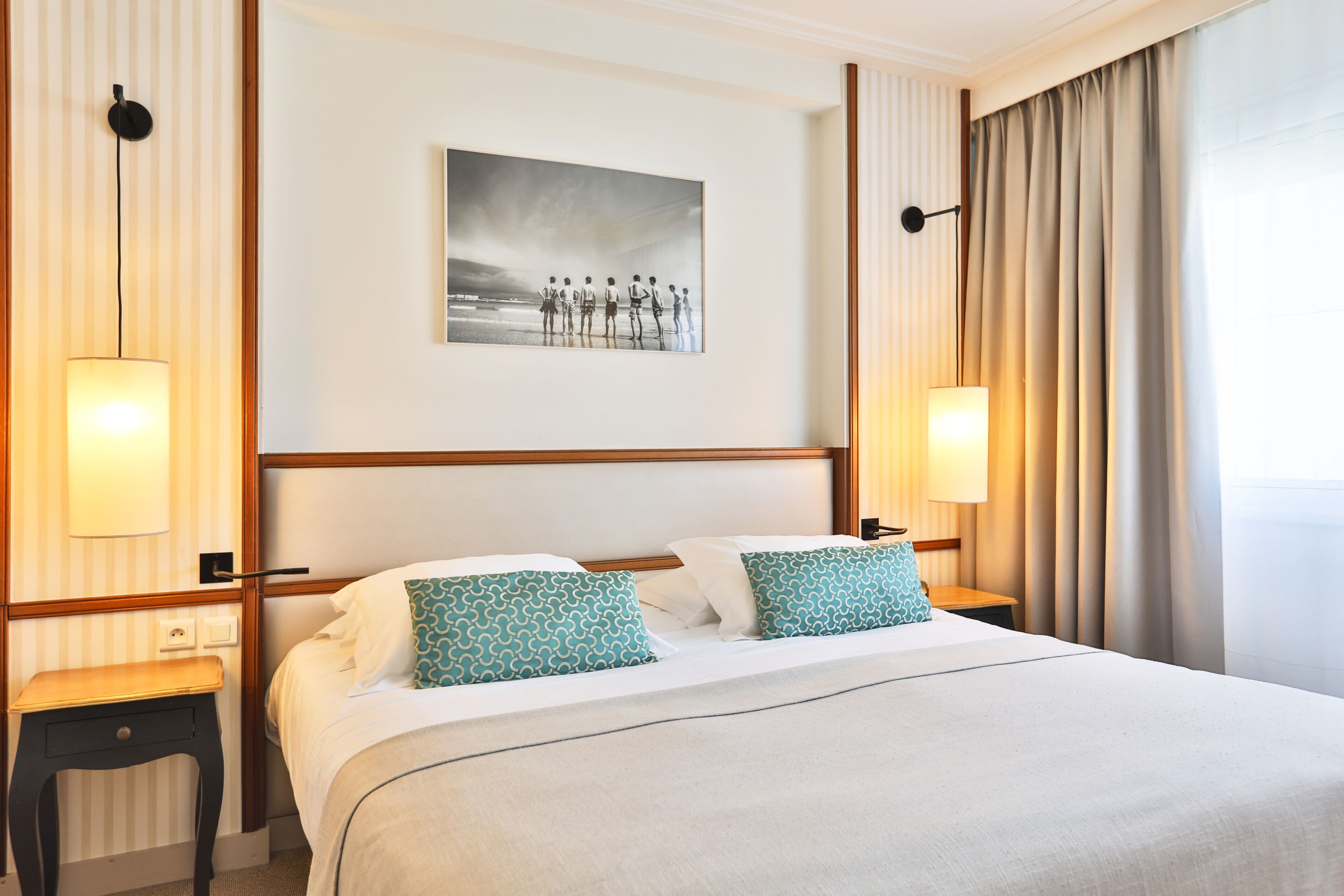 Premium bedding, minibar, in-room safe, desk