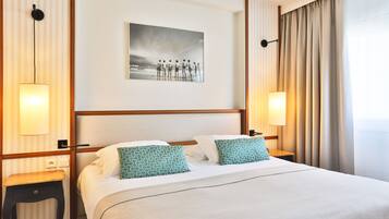 Premium bedding, minibar, in-room safe, desk