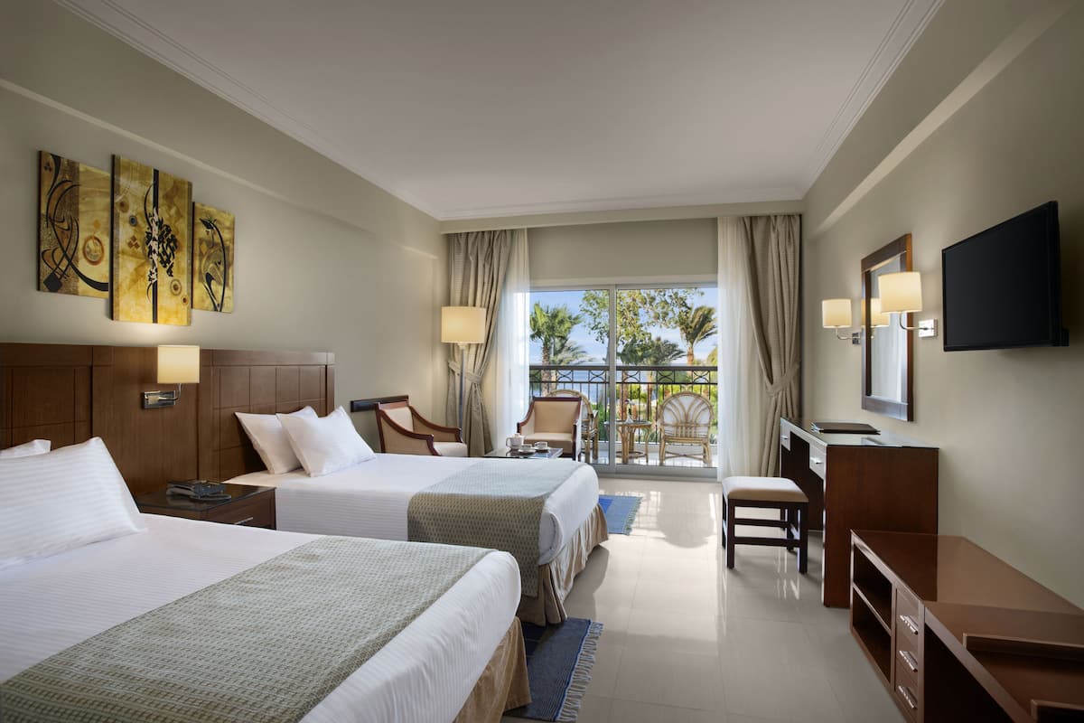 Egyptian cotton sheets, pillowtop beds, minibar, in-room safe