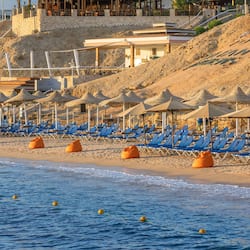 Private beach, free beach shuttle, beach cabanas, sun loungers