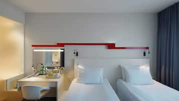 1 habitación, ropa de cama de alta calidad, minibar y escritorio