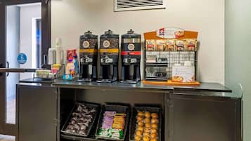 Free daily on-the-go breakfast