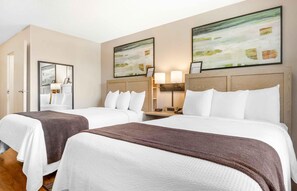 Studio, 2 Double Beds, Non Smoking | Desk, iron/ironing board, free WiFi, bed sheets - Extended Stay America Suites Carlsbad Village by the Sea (Carlsbad)