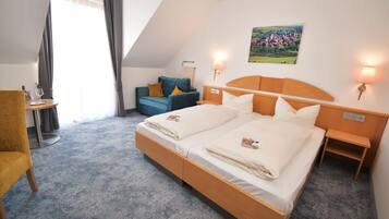 Premium dubbelrum eller tvåbäddsrum - 1 sovrum | Sängtillbehör av högsta kvalitet och memory foam-madrasser