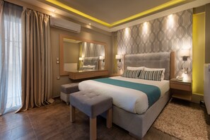 Exclusive Room | Minibar, in-room safe, desk, soundproofing - Heliotrope Hotels (Lesvos)
