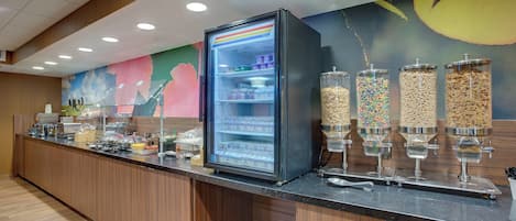 Free daily on-the-go breakfast