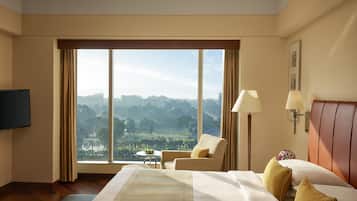Ropa de cama de alta calidad y minibar