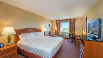 In-room safe, desk, laptop workspace, iron/ironing board