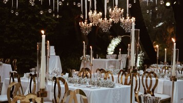 Área de bodas al aire libre