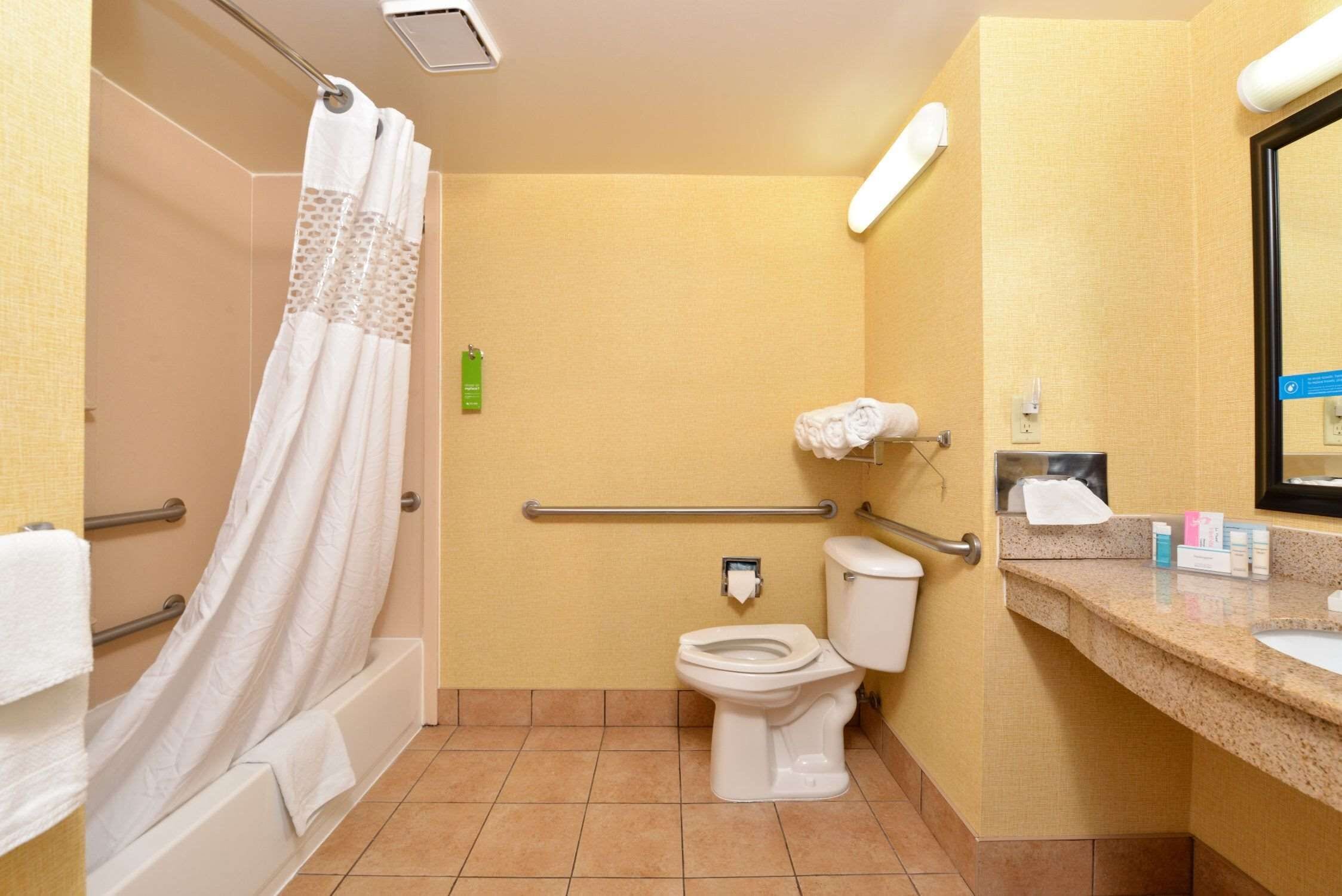 hair dryer, bathrobes, towels