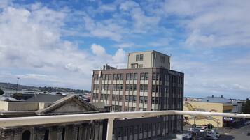A multi-story building with a sign reading "CARGILL HOUSE" on the top.