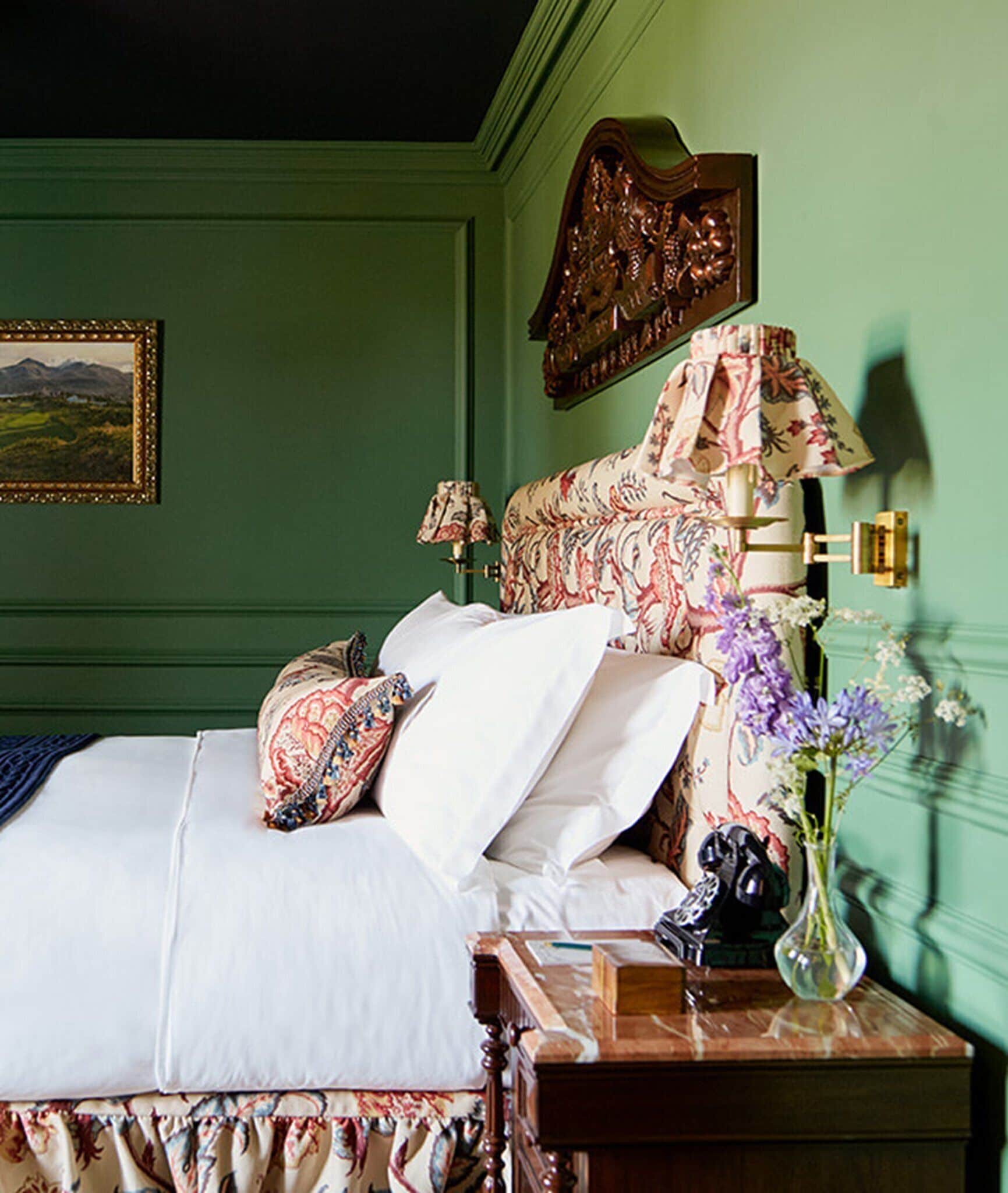 hypo-allergenic bedding, in-room safe, individually decorated