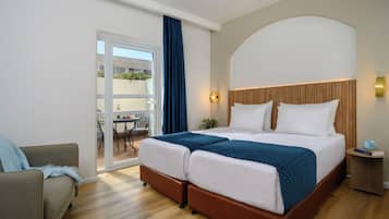 Deluxe Twin Room, Balcony | In-room safe, individually decorated, individually furnished, desk