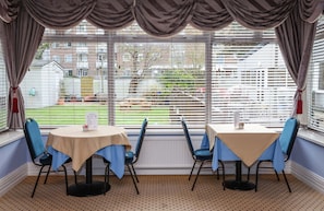 Daily English breakfast (GBP 12 per person)
