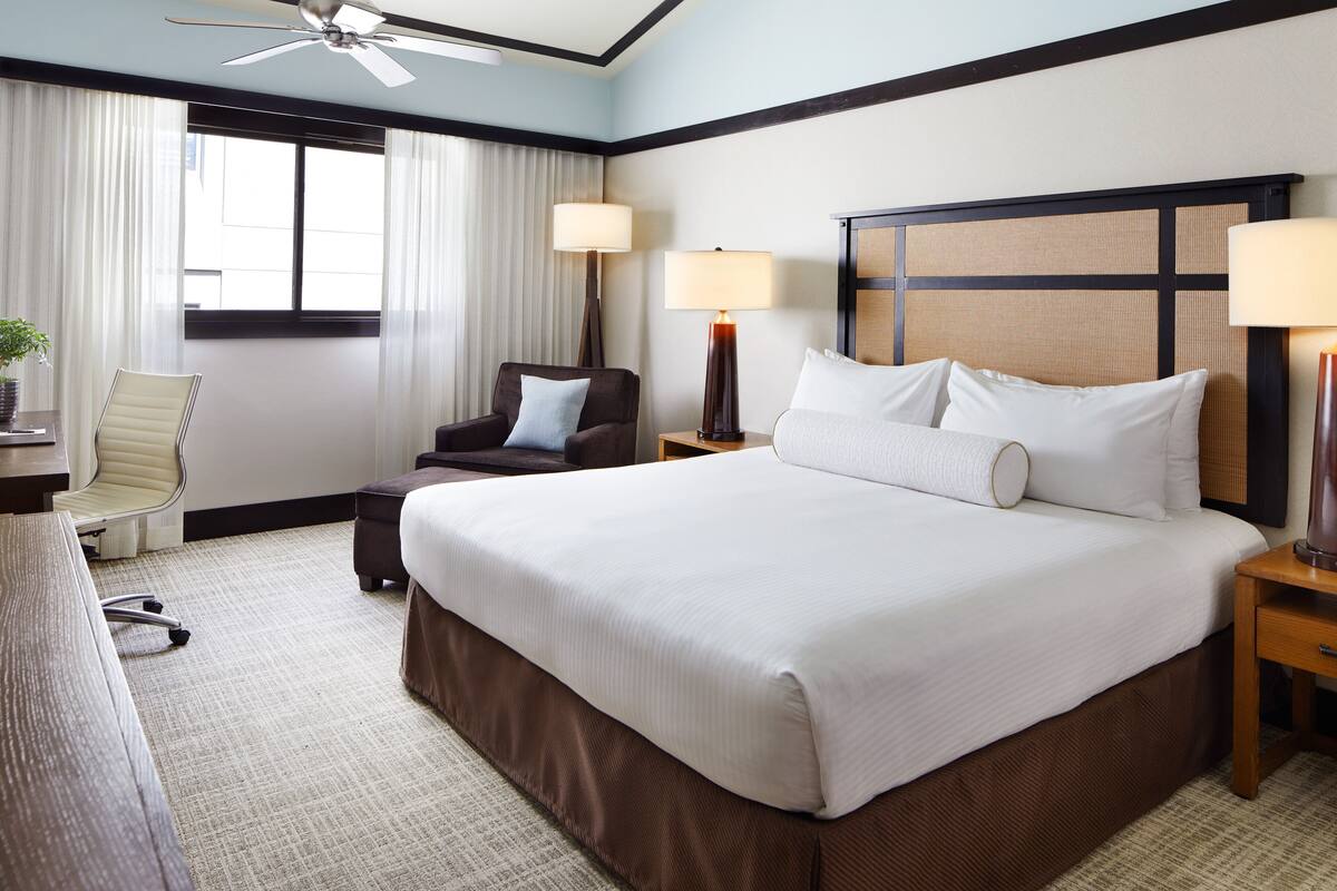 Traditional King | Bathroom | Combined shower/bathtub, free toiletries, hair dryer, bathrobes