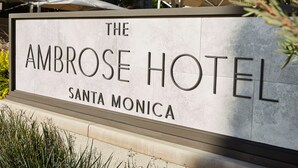 A sign for The Ambrose Hotel in Santa Monica. - The Ambrose (Santa Monica)