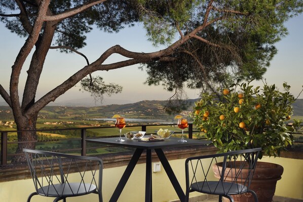 Terrasse sur le toit