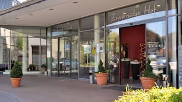 Majoituspaikan sisäänkäynti