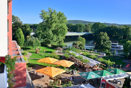 Terraza o patio. Ringhotel Zweibrücker Hof Herdecke