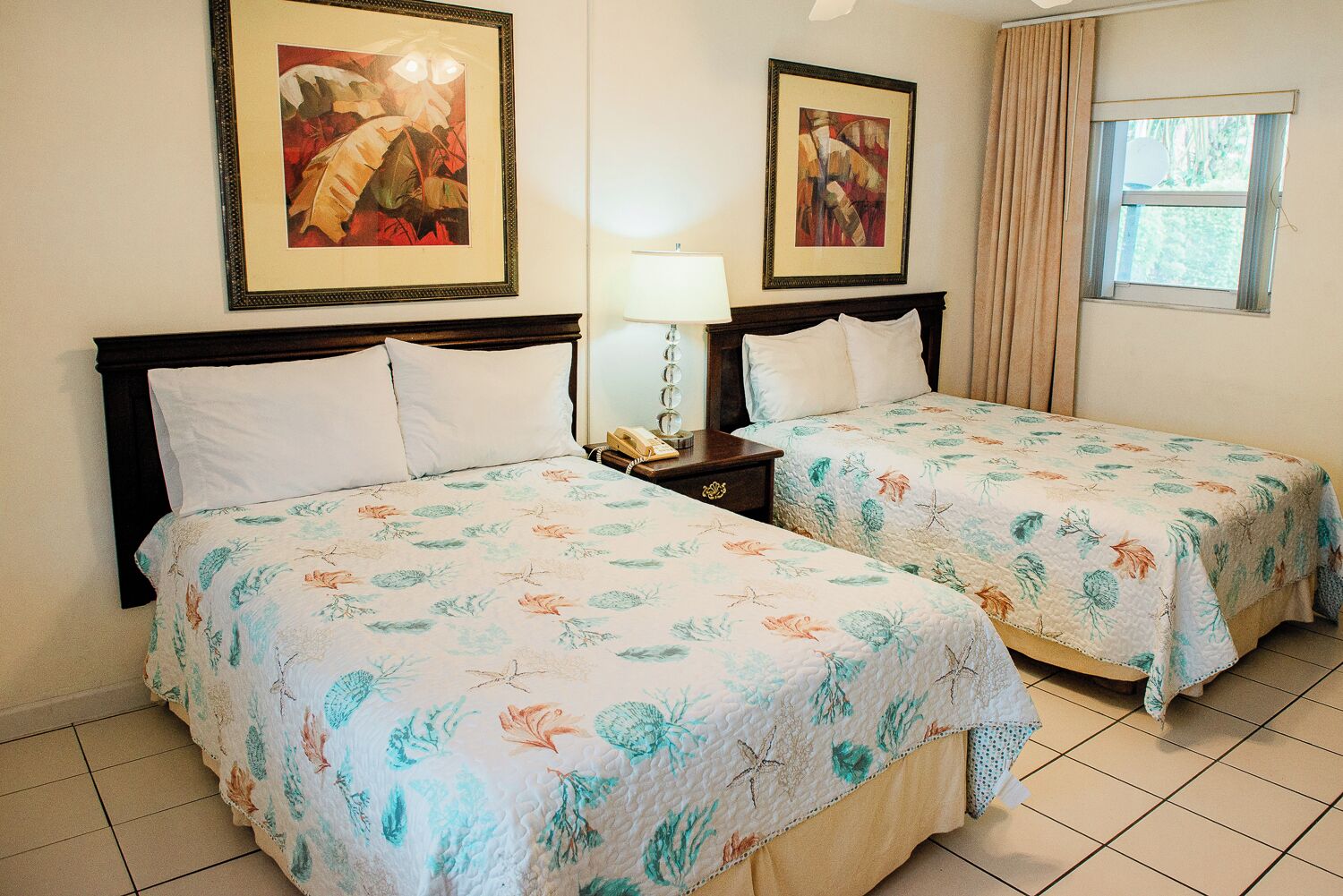 desk, laptop workspace, iron/ironing board, internet