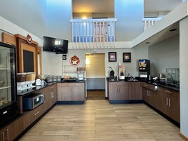 Café da manhã continental grátis todos os dias