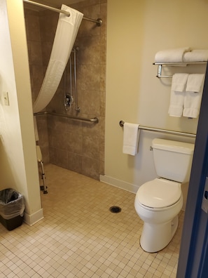Room, 1 Queen Bed, Accessible, Non Smoking | Bathroom