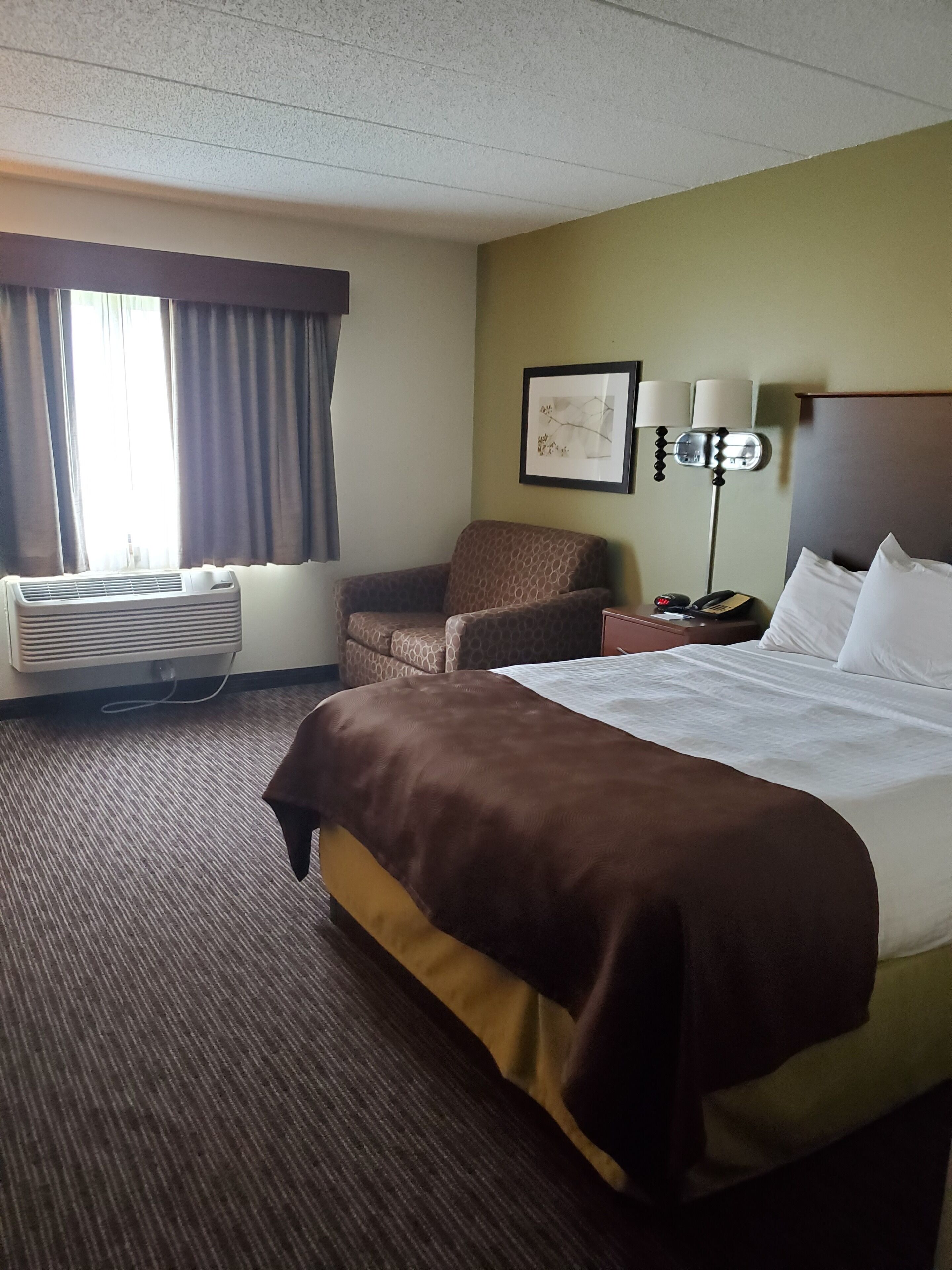 Room, 1 Queen Bed, Accessible, Non Smoking | Desk, soundproofing, iron/ironing board, free cribs/infant beds