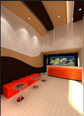 Interior entrance