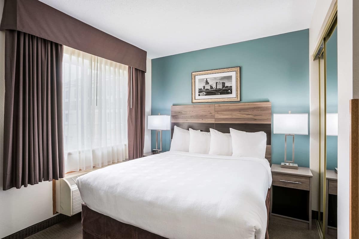 Suite, 2 Queen Beds, Non Smoking | Iron/ironing board, free WiFi, bed sheets