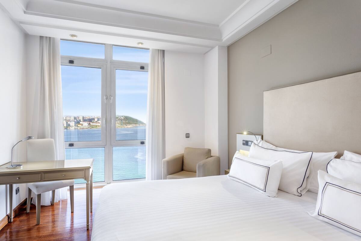 deluxe room, sea view | view from room